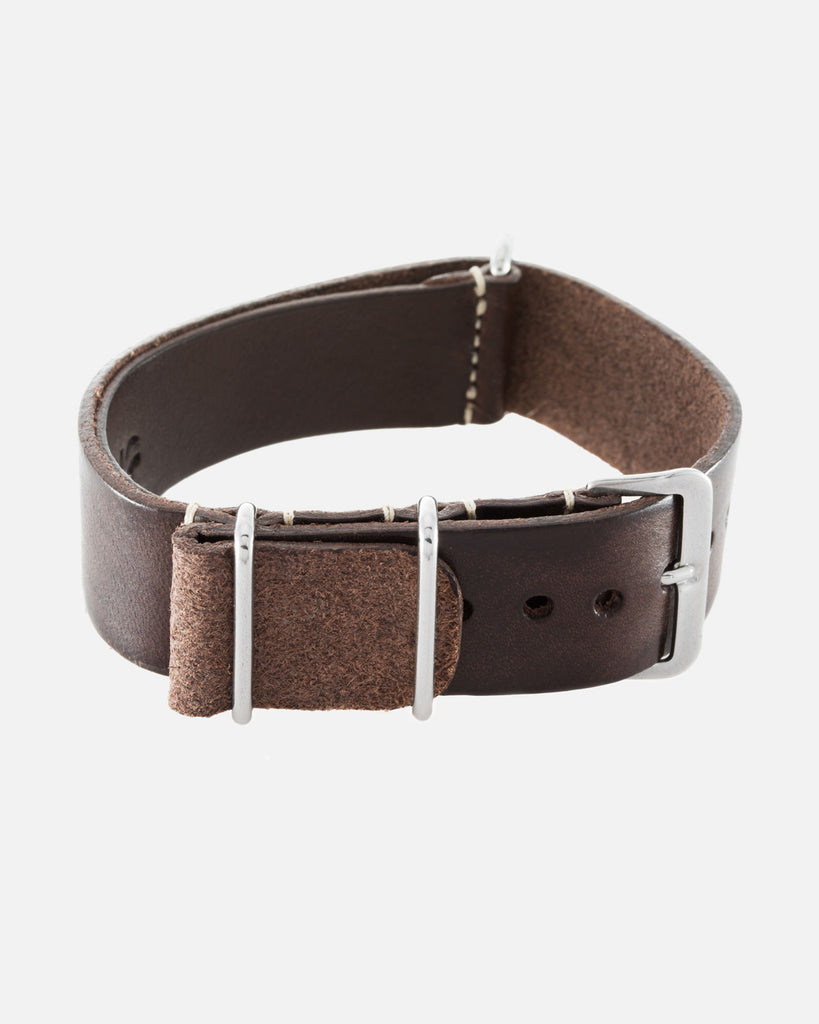 JPM SRL Dark Brown Leather Watch Strap | HODINKEE