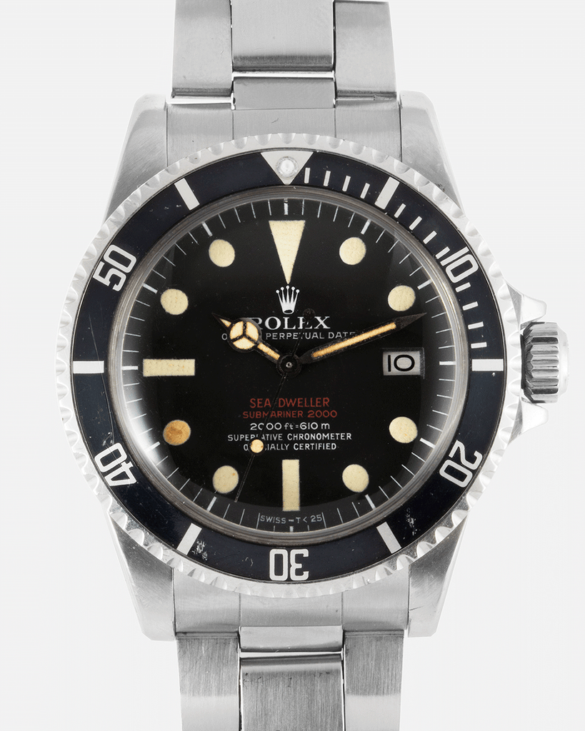 Rolex Double Red Sea Dweller Mk IV Sport Diver Watch S.Song