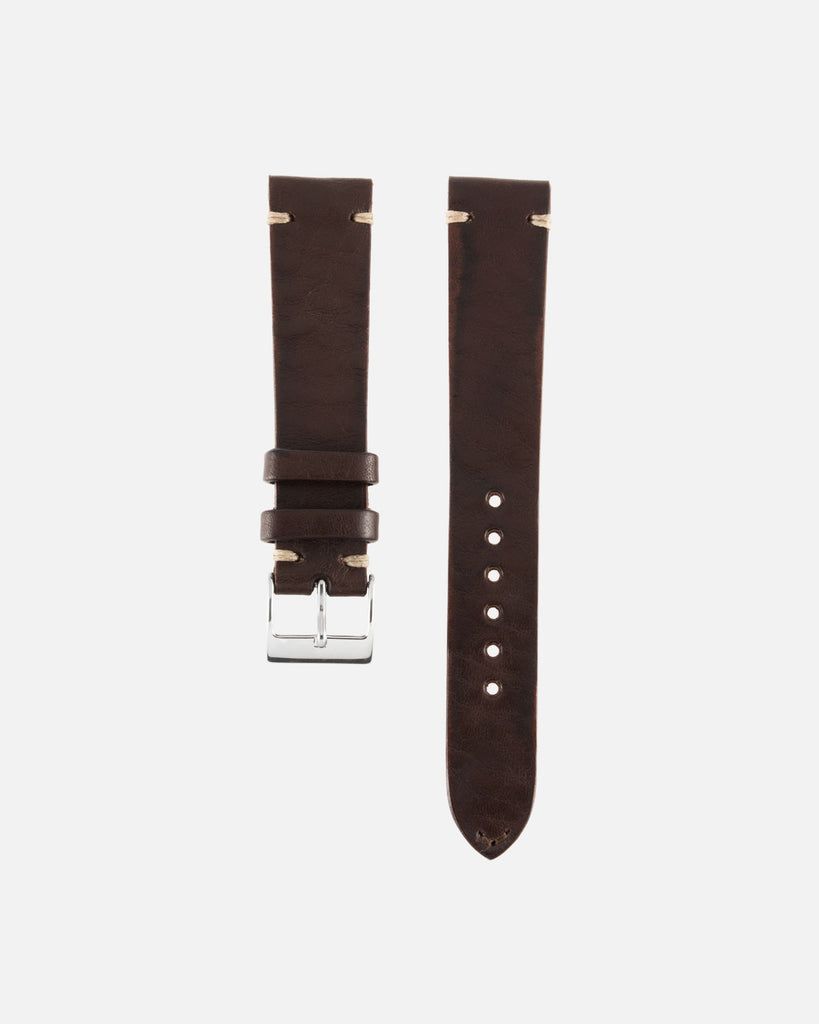 JPM SRL Smooth Brown Leather Watch Strap | HODINKEE