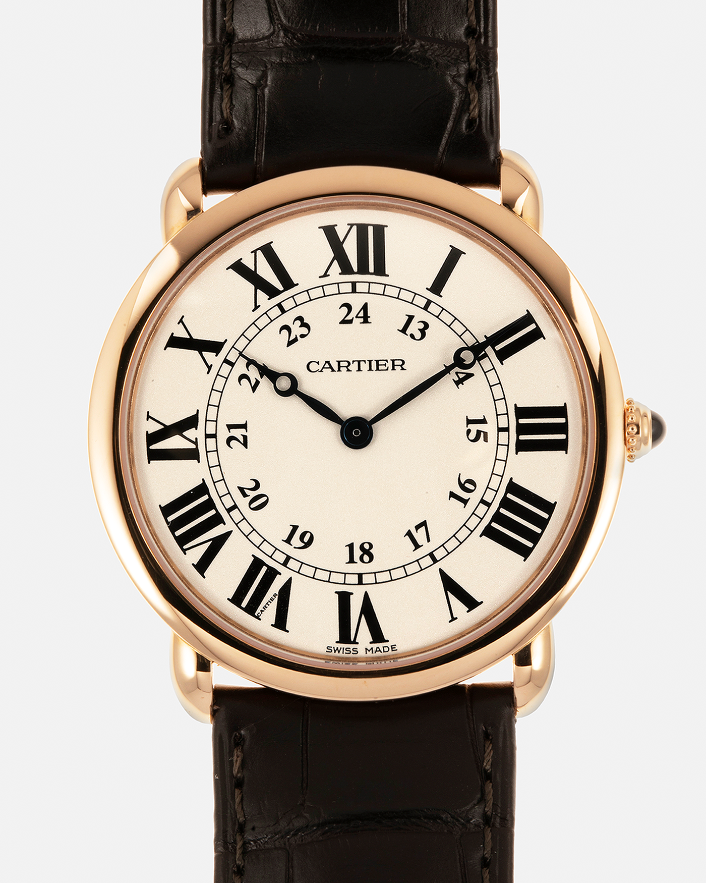 Brand: Cartier Year: 2022 Model: Tank Louis Cartier Reference Number: W6800251 Material: 18-carat Rose Gold Movement: Cartier Cal. 430MC (Based on Piaget Cal. 430P), Manual-Winding Case Dimensions: 36mm x 7.89mm Lug Width: 20mm Strap: Cartier Dark Brown Alligator Leather Strap with Signed 18-carat Rose Gold Tang Buckle