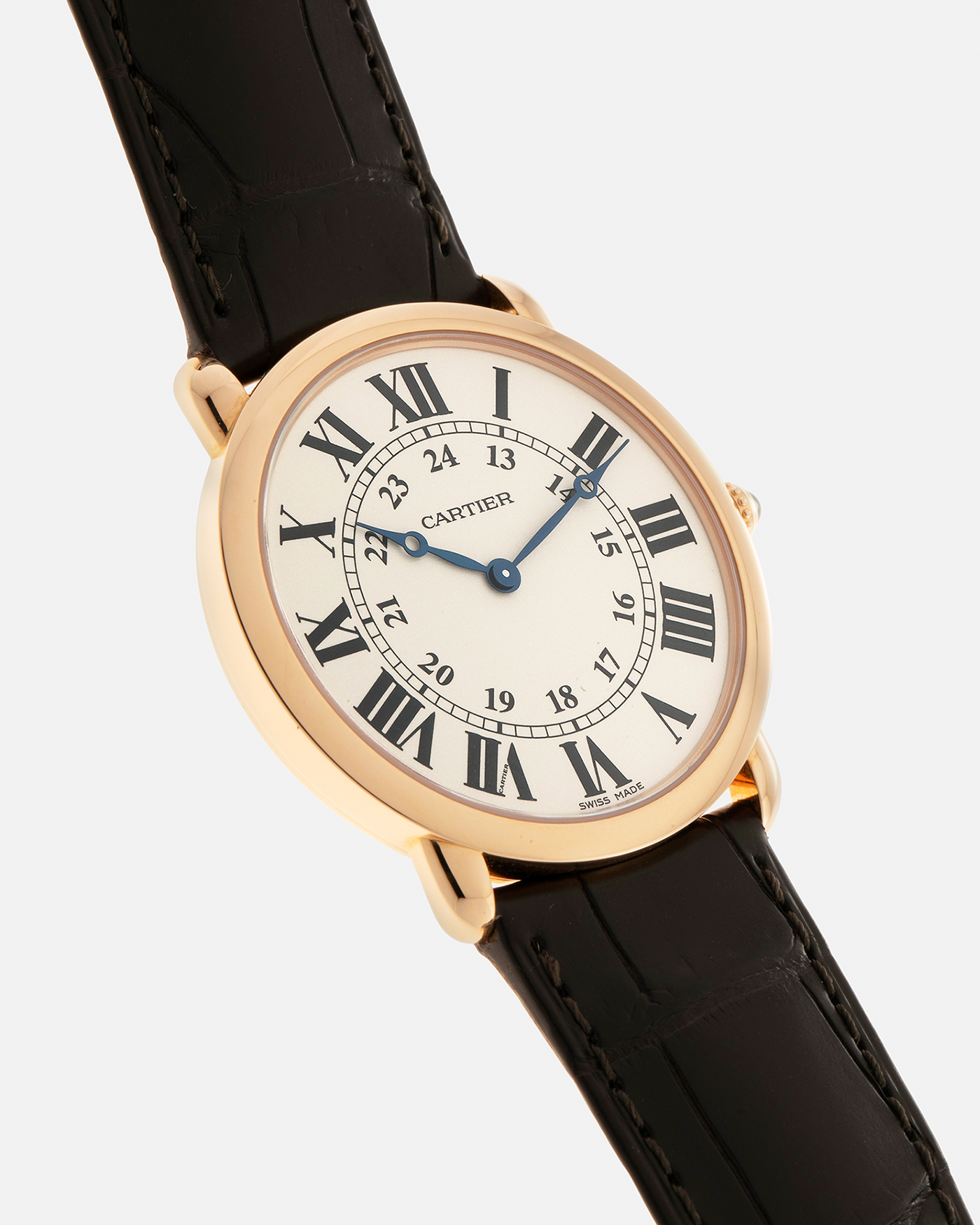 Brand: Cartier Year: 2022 Model: Tank Louis Cartier Reference Number: W6800251 Material: 18-carat Rose Gold Movement: Cartier Cal. 430MC (Based on Piaget Cal. 430P), Manual-Winding Case Dimensions: 36mm x 7.89mm Lug Width: 20mm Strap: Cartier Dark Brown Alligator Leather Strap with Signed 18-carat Rose Gold Tang Buckle