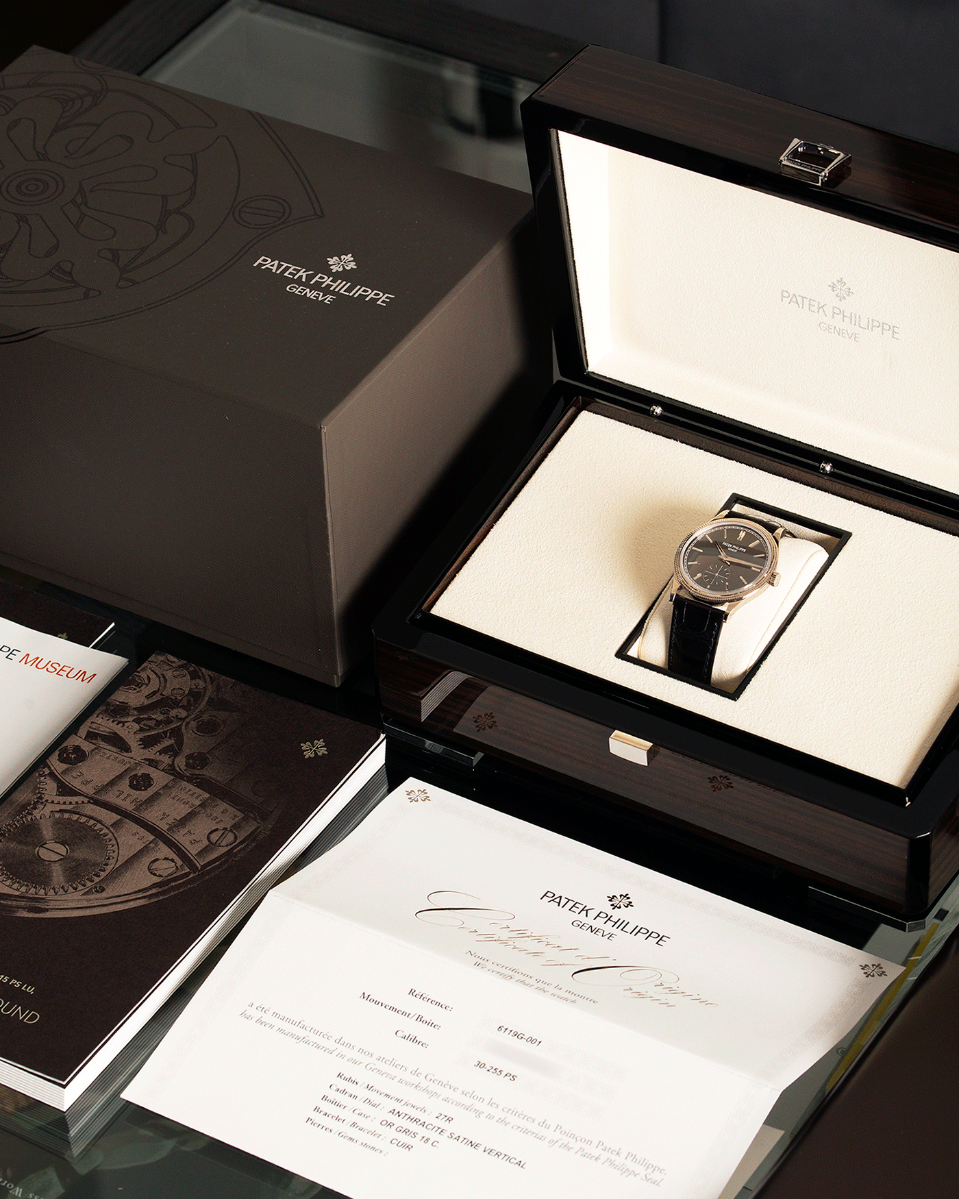 Patek Philippe Calatrava 6119G White Gold Watch | S.Song Timepieces – S ...