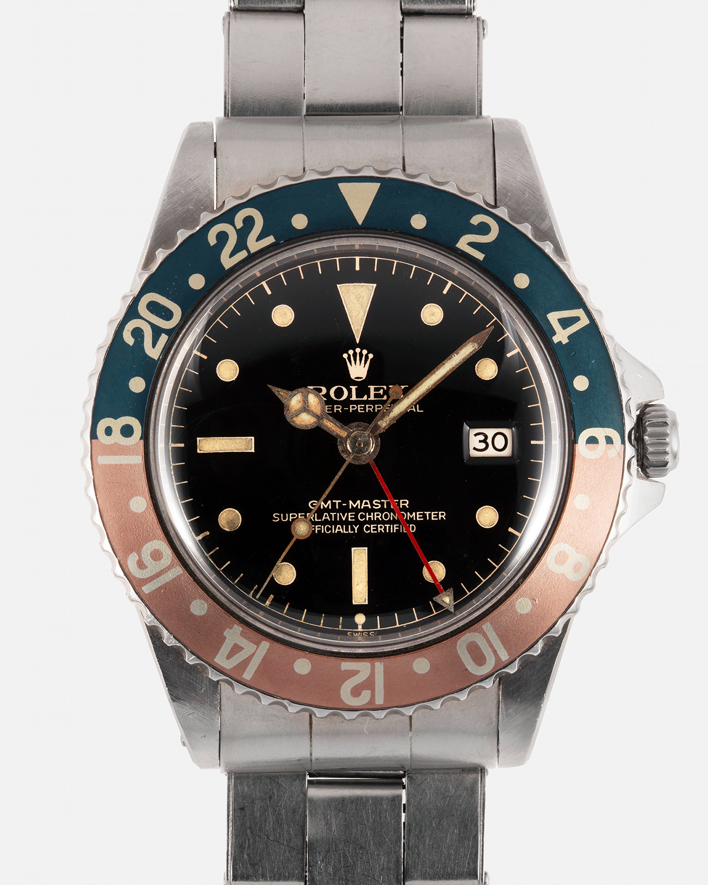 Rolex GMT Master 1675 Gilt PCG Chapter Ring Exclamation 0016 Layer 102